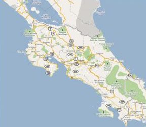 Costa Rica Map - EcoTrans Costa Rica